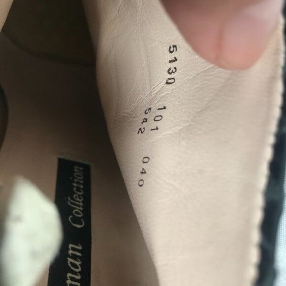 Zara Woman Collection Black Snakeskin Ankle Heel Leather Boots Sz 39 / 8 - Picture 8 of 8